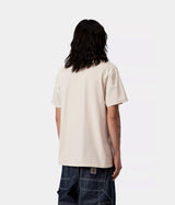 CARHARTT WIP AMERICAN SCRIPT T-SHIRT I029956 NATURAL - Shoelosophy