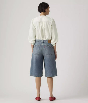 LEVI'S WOMENS SUPER BAGGY BARREL JORTS 005DT-0002 HAZY TIMES - Shoelosophy