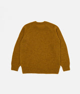 UNIVERSAL WORKS LYON CREW PULL 33457 ALPAGA KNIT OR - Shoelosophy