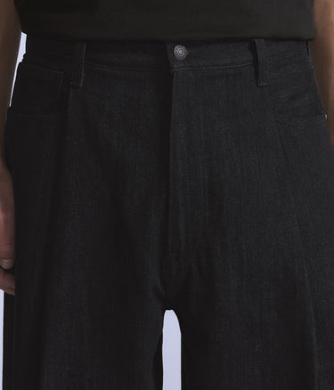 LEVI'S BLEU TAB PANTALON COURT À PLISSÉS LARGES A9136-0003 DARK STAR JAPANESE DENIM - Shoelosophy