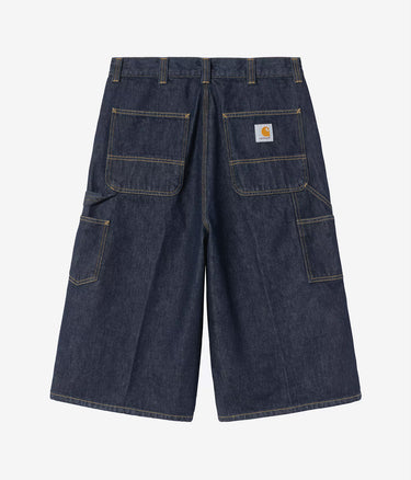 CARHARTT WIP OG DOUBLE KNEE LONG SHORT I037493 BLUE RINSED - Shoelosophy
