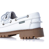 SEBAGO CAMPSIDES RANGER WOMAN 771276W WHITE GUM DAMENMOKASSIN - Shoelosophy