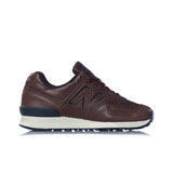 NEW BALANCE 576 MADE IN ENGLAND LUX LEATHER OU576BRK BROWN - Shoelosophy