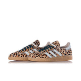 ADIDAS WOMENS HANDBALL SPEZIAL KI6678 MAGIC BEIGE IVORY LEOPARD PRINT - Shoelosophy
