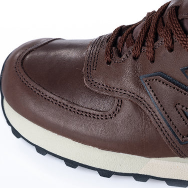 NEW BALANCE 576 MADE IN ENGLAND LUX LEATHER OU576BRK BROWN - Shoelosophy
