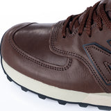 NEW BALANCE 576 MADE IN ENGLAND LUX LEATHER OU576BRK BROWN - Shoelosophy