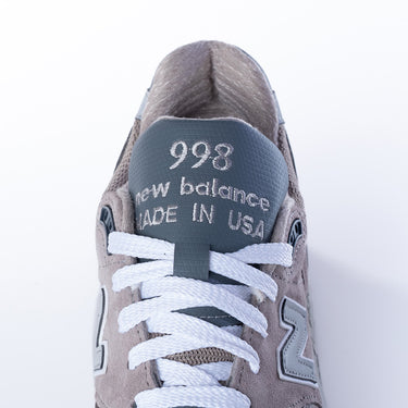 NEW BALANCE 998 CORE GREY MADE IN USA U998GR - Shoelosophy