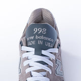 NEW BALANCE 998 CORE GREY MADE IN USA U998GR - Shoelosophy