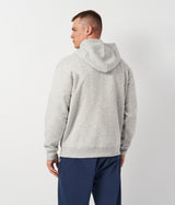 NEW BALANCE FLEECE HOODED SWEATSHIRT JACKET MJ41502AG GREY HEATHER - Shoelosophy