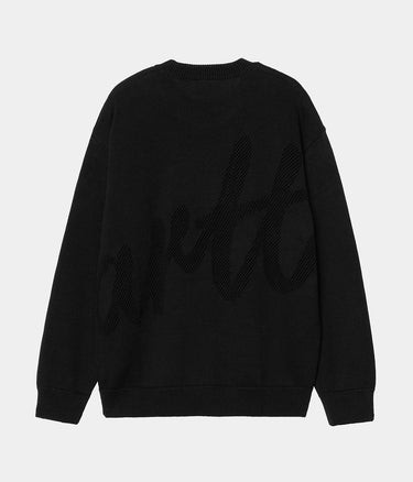 CARHARTT WIP WOMENS PERLA SWEATER I035185 SCHWARZ - Shoelosophy