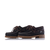 SEBAGO CAMPSIDES ACADIA 74114CW DUNKELBRAUNER GEWACHSTER WILDLEDER-OUTDOOR-MOKASSIN - Shoelosophy