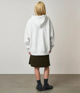 GRAMICCI ONE POINT HOODED SWEATSHIRT G309-FT ASH HEATHER - Shoelosophy