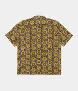 UNIVERSAL WORKS CAMP SHIRT 34155 OLIVE CAPE BLOCK PRINT - Shoelosophy
