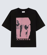 AMISH SUPPLIES T-SHIRT JERSEY MAGIC DYED WASHED BLACK - Shoelosophy