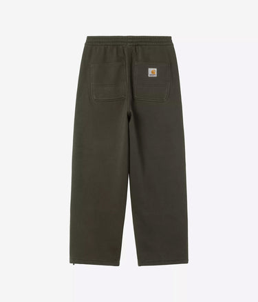 CARHARTT WIP DOUBLE KNEE SWEATPANT I035546 OLIVE STONE WASHED - Shoelosophy