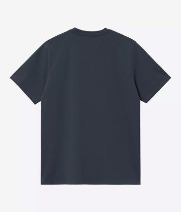 CARHARTT WIP AMERICAN SCRIPT T-SHIRT I029956 DEEP NIGHT - Shoelosophy