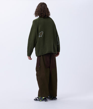P.A.M. CONTRAST PONDERING WIDE LEG PANT OLVIE - Shoelosophy