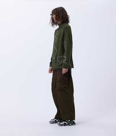 P.A.M. CONTRAST PONDERING WIDE LEG PANT OLVIE - Shoelosophy