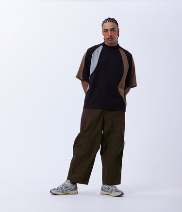 P.A.M. CONTRAST PONDERING WIDE LEG PANT OLVIE - Shoelosophy