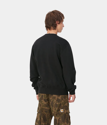 PEPE TIRELLI X CARHARTT WIP PEPE BE NICE SWEATSHIRT I033933 SCHWARZ - Shoelosophy