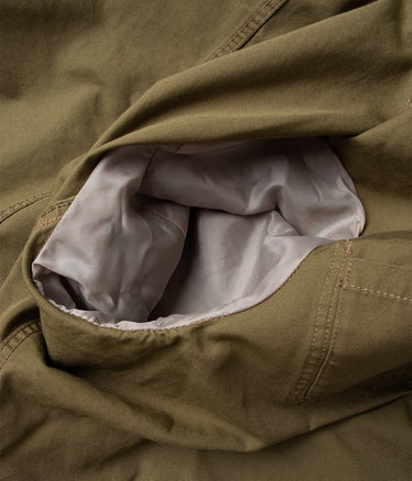 CHESAPEAKE'S PEMBROKE BLAZER JACKET MICRO CANVAS MILITARY GREEN - Shoelosophy