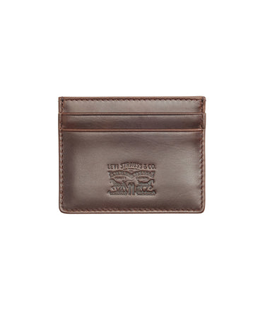 LEVI'S VINTAGE LEATHER CARD CASE 005H1-0000 BROWN