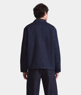 LEVI'S 블루 탭 네이비 색 코트 0033U-0000 브라이트 린스드 셀비지 데님 - Shoelosophy