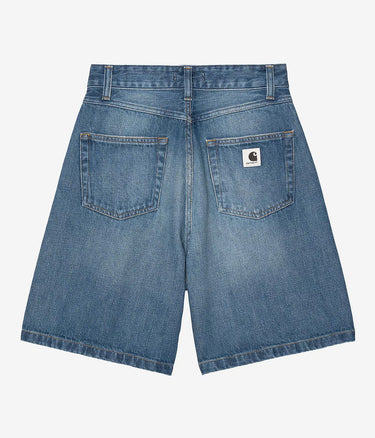 CARHARTT WIP WOMENS HIGH SHORT I033345 DARK USED WASHED - Shoelosophy