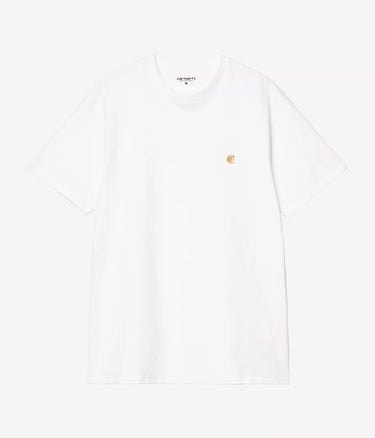 CARHARTT WIP CHASE T-SHIRT I026391 WHITE - Shoelosophy
