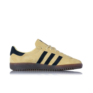 ADIDAS WOMENS BERMUDA BRMD JI2659 POWDER YELLOW BLACK - Shoelosophy