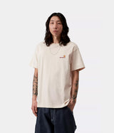 CARHARTT WIP AMERICAN SCRIPT T-SHIRT I029956 NATURAL - Shoelosophy
