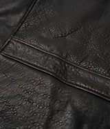 SCHOTT NY BLACK LC BRAKEMAN LAMMSKIN LEDERJACKE - Shoelosophy