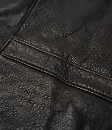 SCHOTT NY BLACK LC BRAKEMAN LAMMSKIN LEDERJACKE - Shoelosophy
