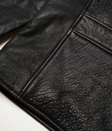 SCHOTT NY BLACK LC BRAKEMAN LAMMSKIN LEDERJACKE - Shoelosophy
