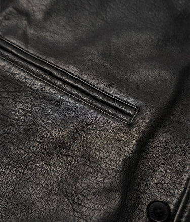 SCHOTT NY BLACK LC BRAKEMAN LAMMSKIN LEDERJACKE - Shoelosophy