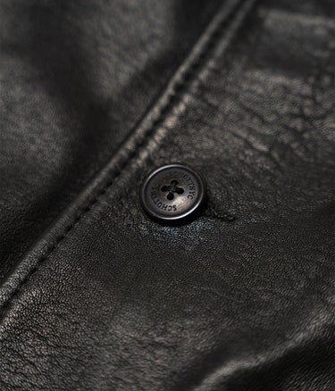 SCHOTT NY BLACK LC BRAKEMAN LAMMSKIN LEDERJACKE - Shoelosophy