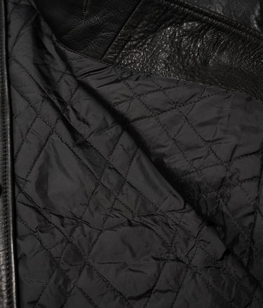 SCHOTT NY BLACK LC BRAKEMAN LAMMSKIN LEDERJACKE - Shoelosophy