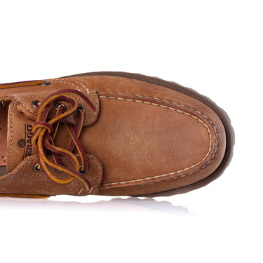 SEBAGO CAMPSIDES ACADIA CRAZY HORSE 73121KW BRAUN TAN OUTDOOR MOKASIN - Shoelosophy