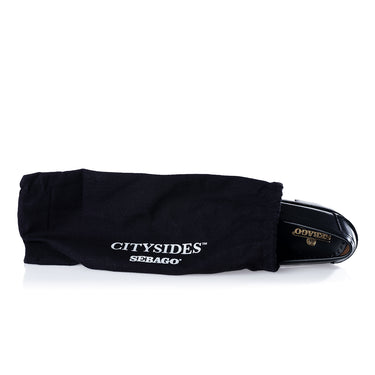 SEBAGO CITYSIDES CLASSIC DAN 7000300 SCHWARZ-WEIßER PENNYLOAFER - Shoelosophy