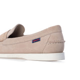 SEBAGO DOCKSIDES DAN BOAT FLESH OUT BEIGE CAMEL LOAFER HERREN WILDLEDER - Shoelosophy