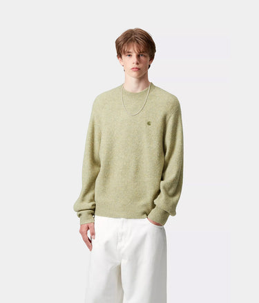 CARHARTT WIP CURTIS SWEATER I035394 TANGLED BRASS - Shoelosophy