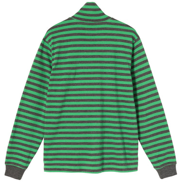 STUSSY CLASSIC STRIPE LS TURTLENECK TEE 1140229 GREEN - Shoelosophy