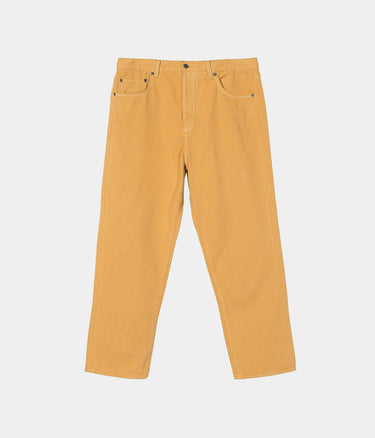 STUSSY OVERDYED BIG OL' JEANS 116378 LEMON MAN - Shoelosophy