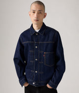 LEVI'S TYPE I TRUCKER JACKET NEW SELVEDGE A3174-0030 RINSED - Shoelosophy