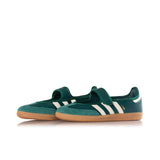 ADIDAS WOMENS SAMBA JANE JR7340 COLLEGIATE GREEN GUM - Shoelosophy