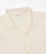 UNIVERSAL WORKS ROAD SHIRT 34559 ARTEN SEERSUCKER ECRU - Shoelosophy