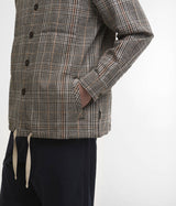BARBOUR HERITAGE+ FIFE CHECKERED OVERSHIRT MOS0461BE13 NEUTRAL - Shoelosophy