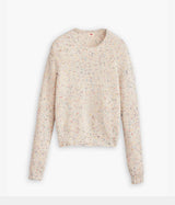 LEVI'S WOMENS SNOWFLAKE PULLOVER A9283-0000 SUNNY CREAM CONFETTI - Shoelosophy