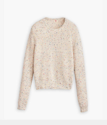 LEVI'S WOMENS SNOWFLAKE PULLOVER A9283-0000 SUNNY CREAM CONFETTI - Shoelosophy