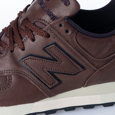 NEW BALANCE 576 MADE IN ENGLAND LUX LEATHER OU576BRK BROWN - Shoelosophy